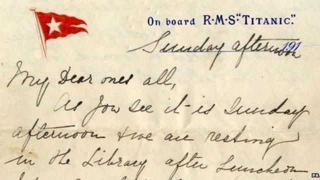 Письмо с Титаника